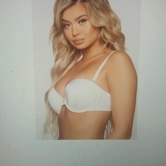 NWT White Push Up Padded Bra 34C - Picture 8 of 9